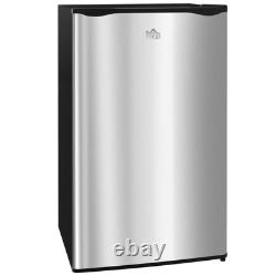 91 Litre Freestanding Under Counter Fridge Freezer, Small Fridge with Chiller