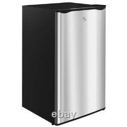 91 Litre Freestanding Under Counter Fridge Freezer, Small Fridge with Chiller