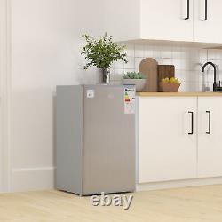 91 Litre Freestanding Under Counter Fridge, Reversible Door, 47.5cm Wide, Grey