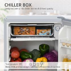 91 Litre Freestanding Under Counter Fridge, Reversible Door, 47.5cm Wide, Grey