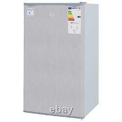 91 Litre Freestanding Under Counter Fridge, Reversible Door, 47.5cm Wide, Grey