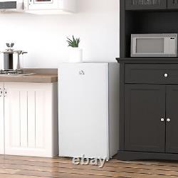 91 Litre Freestanding Under Counter Fridge, Reversible Door, 47.5cm Wide, White