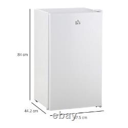 91 Litre Freestanding Under Counter Fridge with Chiller Box, 47.5cm Wide White