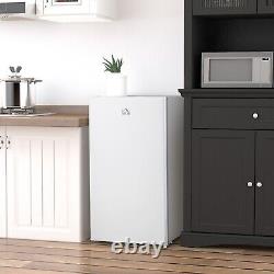 91 Litre Freestanding Under Counter Fridge with Chiller Box, 47.5cm Wide White