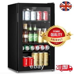 93L Under Counter Fridge, Adjustable Temperature (2-15°C), LED Lighting Cooler