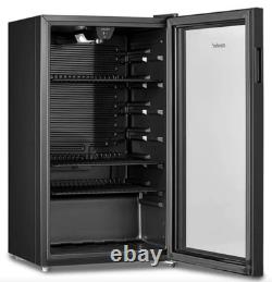 93L Under Counter Fridge, Adjustable Temperature (2-15°C), LED Lighting Cooler