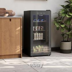 99Litre Drinks Cooler Under Counter Fridge Beverage Refrigerator with Child Lock