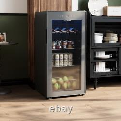99Litre Drinks Cooler Under Counter Fridge Beverage Refrigerator with Child Lock