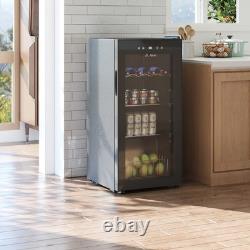 99Litre Drinks Cooler Under Counter Fridge Beverage Refrigerator with Child Lock