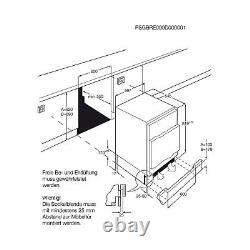 AEG 133 Litre Integrated Under Counter Larder Fridge SKB582F1AF EX DISP HW180029