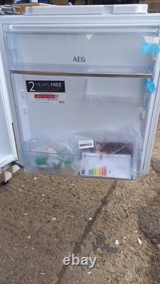 AEG 6000 Series 133 L Integrated Under Counter Larder Fridge White NSK6I82EF