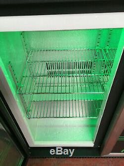 AHT 2 Door Drinks Display / Under Counter Bar Froster / Glass Freezer LED