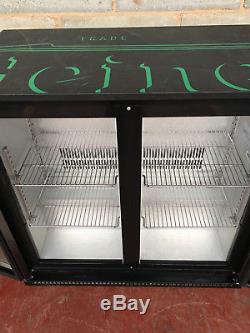 AHT 2 Door Drinks Display / Under Counter Bar/ Pub Glass Froster /Freezer LED