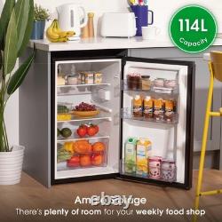 Abode Undercounter Larder Fridge 50cm 114 Litres A85UCLF504E1B Black