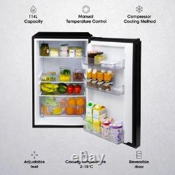 Abode Undercounter Larder Fridge 50cm 114 Litres A85UCLF504E1B Black