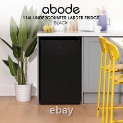 Abode Undercounter Larder Fridge 50cm 114 Litres A85UCLF504E1B Black