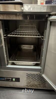 Adexa Commercial Stainless Steel Undercounter Refrigerator, 3 Door