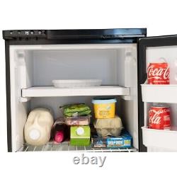 Alpicool 65 Litre 12/24v Black Campervan Fridge Freezer with LG Compressor