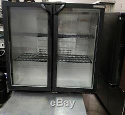 Autonumis Under counter commercial double door glass fridge bottle cooler