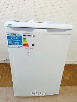 BEKO LXS553W Undercounter Fridge White 840H 540W 590D New Graded Dinted Front