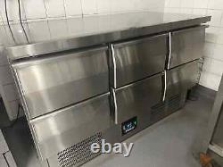 BLIZZARD Six Drawer under Counter Fridge 6 x 1/1 GN Stainless steel 386Ltr 140kg