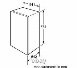 BOSCH Serie 2 KIR18V20GB Integrated Fridge 150 litres SAVE £100