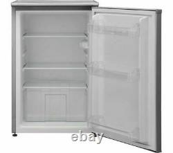 BRAND NEW ESSENTIALS CUL55S18 Undercounter Fridge Silver Auto defrost 106 litres