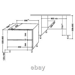 BRAND NEW Hotpoint NCD 191 I Built-in/Integrated Under Counter Fridge Drawers