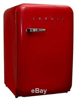 BRAND NEW Teknix T130RDR Retro Style Under Counter Fridge/Ice Box (55cm x 84cm)