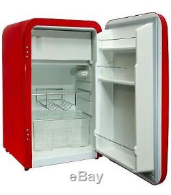 BRAND NEW Teknix T130RDR Retro Style Under Counter Fridge/Ice Box (55cm x 84cm)