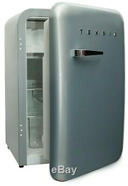 BRAND NEW Teknix T130RDS Retro Style Under Counter Fridge/Ice Box (55cm x 84cm)