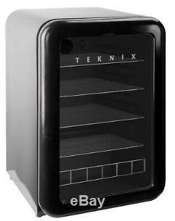 BRAND NEW Teknix T130RGB Retro Style Under Counter Drinks Fridge (55cm x 84cm)