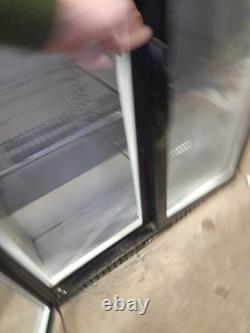 Back Bar 2 Hinged Door Bar Cooler Undercounter Pub Drink Bottle Fridge Gbc2