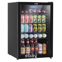 Baridi 115L Under Counter Beer Drinks & Wine Fridge Lock LED Light DH223