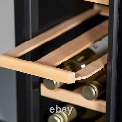 Baridi 12 Bottle Wine Cooler Fridge, Touch Controls, LED Light, Stainless Steel