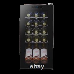 Baridi 15 Bottle Wine Cooler, Fridge, Touch Screen, LED, Low Energy A, Black