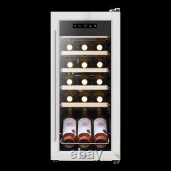 Baridi 18 Bottle Wine Fridge Cooler & Touch Control, LED Light, Stainless Steel