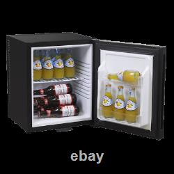 Baridi 25L Ultra Quiet Drinks & Wine Mini Cooler Fridge with LED Light, Black