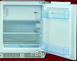 Baumatic BR100 Built-in (Integrated) Under Counter Fridge with 4 Freezer Box