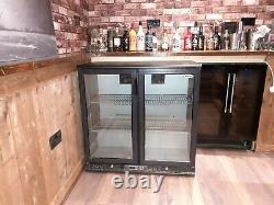 Beer bottle cooler fridge Double door Back bar Under counter