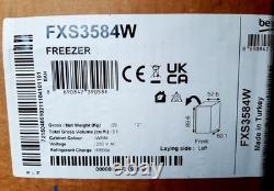 Beko FXS3584W 95L Under Counter Freezer Refrigerator White BRAND NEW BOXED