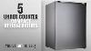 Best Under Counter Compact Refrigerators 2018 Midea Whs 109fss1 Compact Single Reversible Door