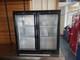 Blizzard Bz-bar2 Display Bottle Beer Fridge Double Door Black Under Counter
