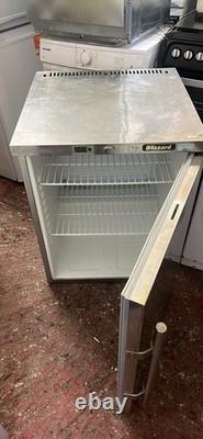Blizzard Under Counter Commercial Fridge Size In Pics (READ AD)