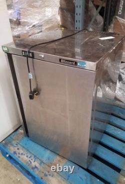 Blizzard Under Counter Fridge 140litre. White. 3 shelves. 819(H)x598(H)x595(D)