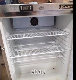 Blizzard Under Counter Fridge 140litre. White. 3 shelves. 819(H)x598(H)x595(D)