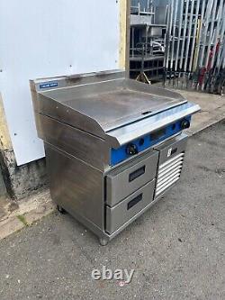 Blue Seal 90cm Gas Griddle with under counter Fridge