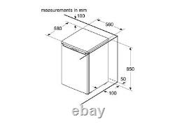 Bosch KTL15NWFAG Freestanding Under Counter Fridge with Ice Box White