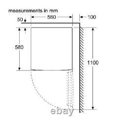 Bosch Series 2 120 Litre Freestanding Fridge White KTL15NWECG