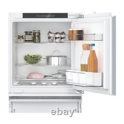 Bosch Series 4 134 L Under-Counter Integrated Fridge White